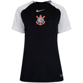 Camisa Timão Feminina II 25/26 - Torcedor - Preta e Branco