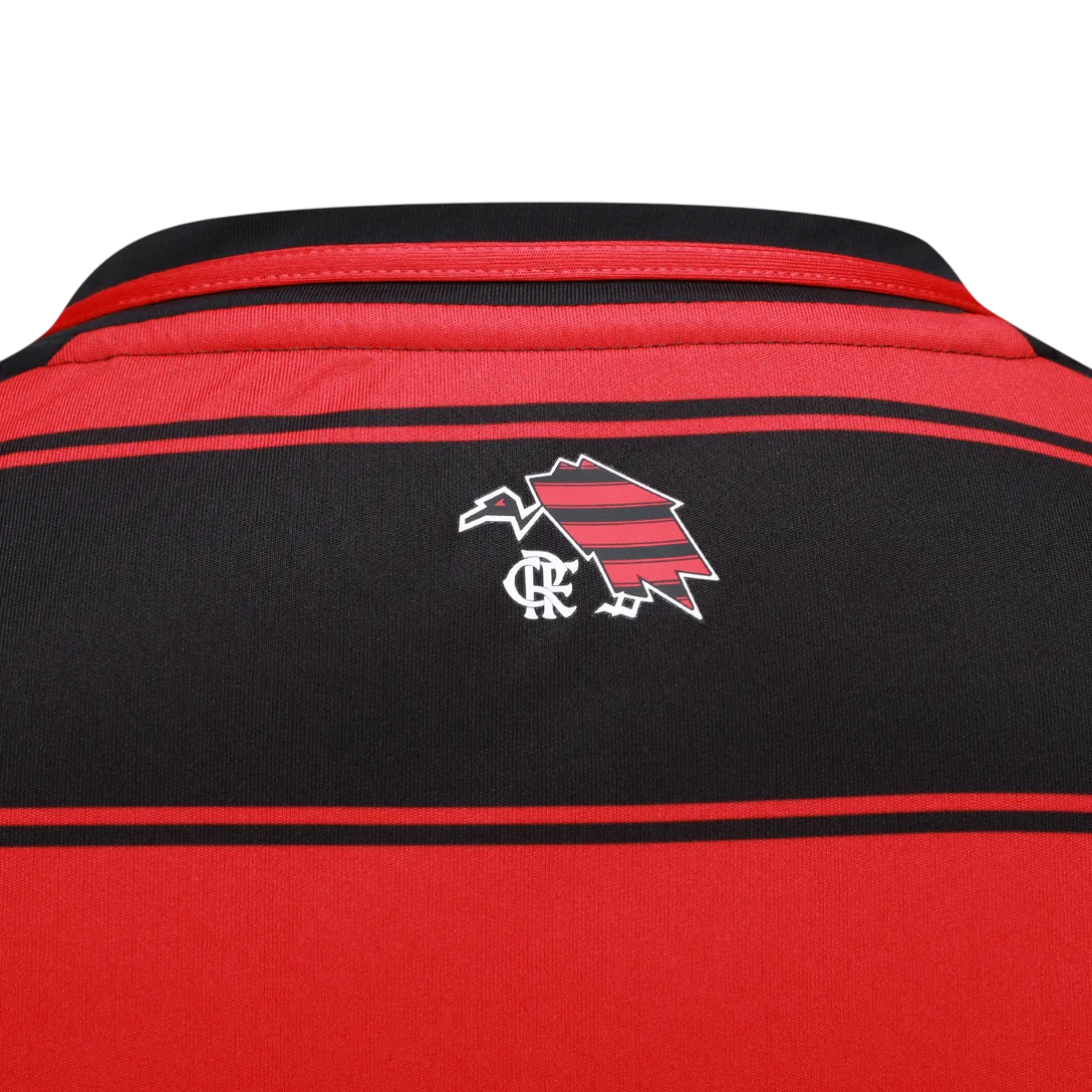 Camisa Flamengo Feminina I 25/26 - Vermelha e Preta