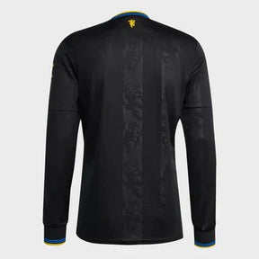 Camisa Manchester United III Manga Longa 25/26 - Torcedor Masculina - Preta