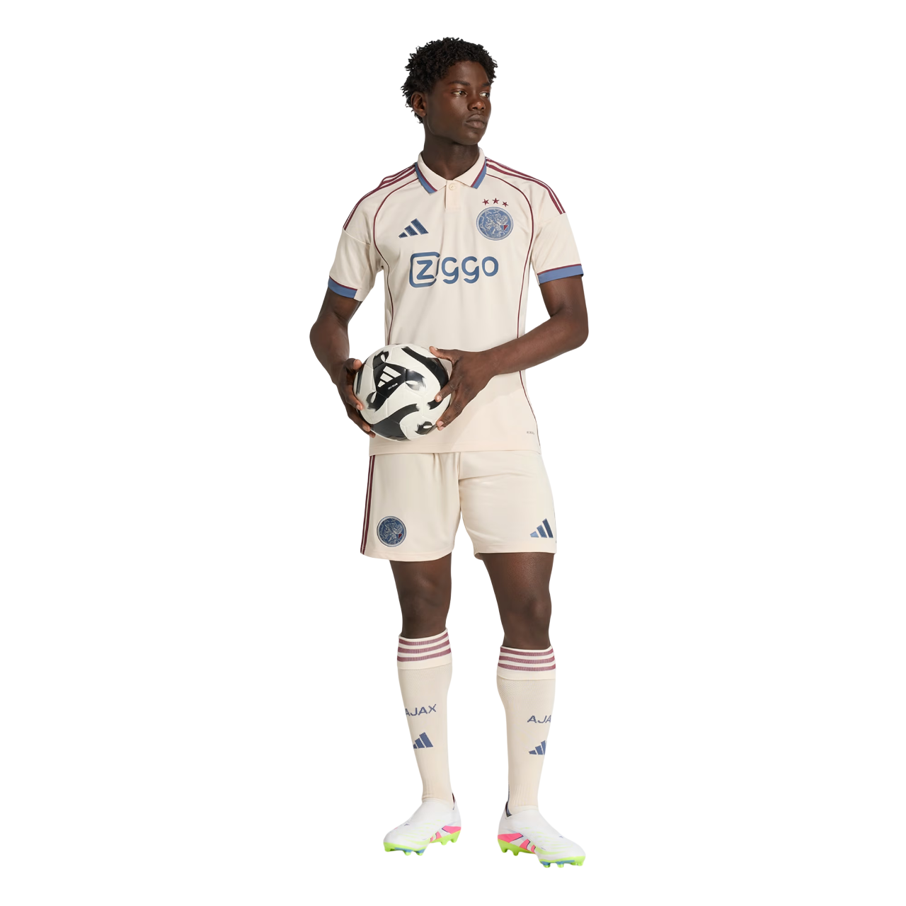 Camisa Ajax III Comemorativa 25/26 Adidas Masculina - Creme