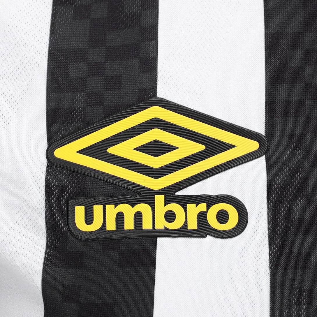 Camisa PEIXÃO II 25/26 - Torcedor Feminina - Preto e Branco