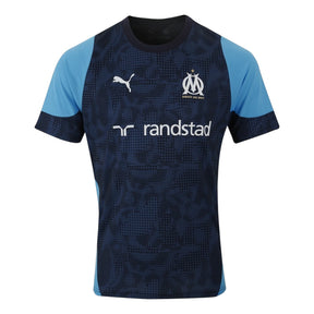 Camisa Olympique Marseille Treino 25/26 - Torcedor Puma Masculina - Azul