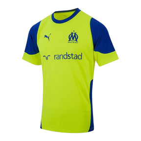 Camisa Olympique Marseille Treino 25/26 - Torcedor Puma Masculina - Verde e azul