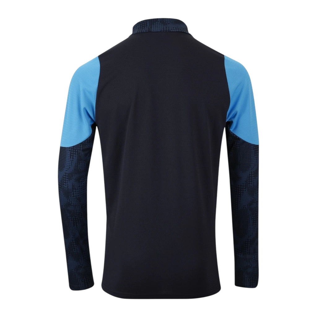 Camisa Olympique Marseille 25/26 manga longa - Torcedor Puma Masculina - Azul