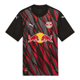 Camisa Red Bull Bragantino III 25/26 - Torcedor Puma Masculina - Preta com detalhes em vermelho e cinza