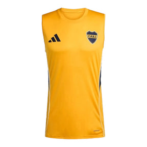 Camisa Regata Boca Juniors Treino 25/26 - Torcedor Adidas Masculina - Amarela