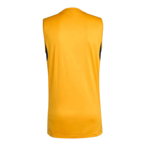 Camisa Regata Boca Juniors Treino 25/26 - Torcedor Adidas Masculina - Amarela