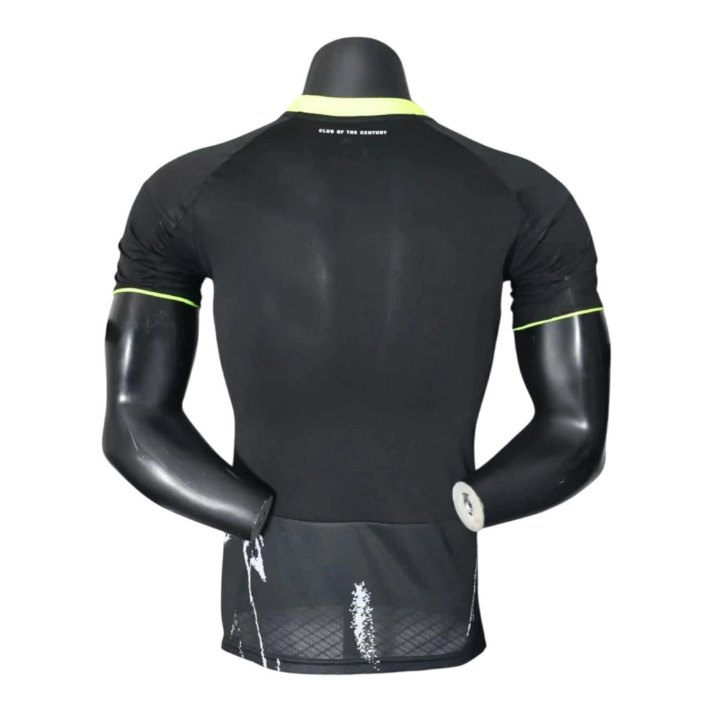 Camisa Al-Ahly II 25/26 - Jogador Adidas Masculina - Preta com detalhes em amarelo