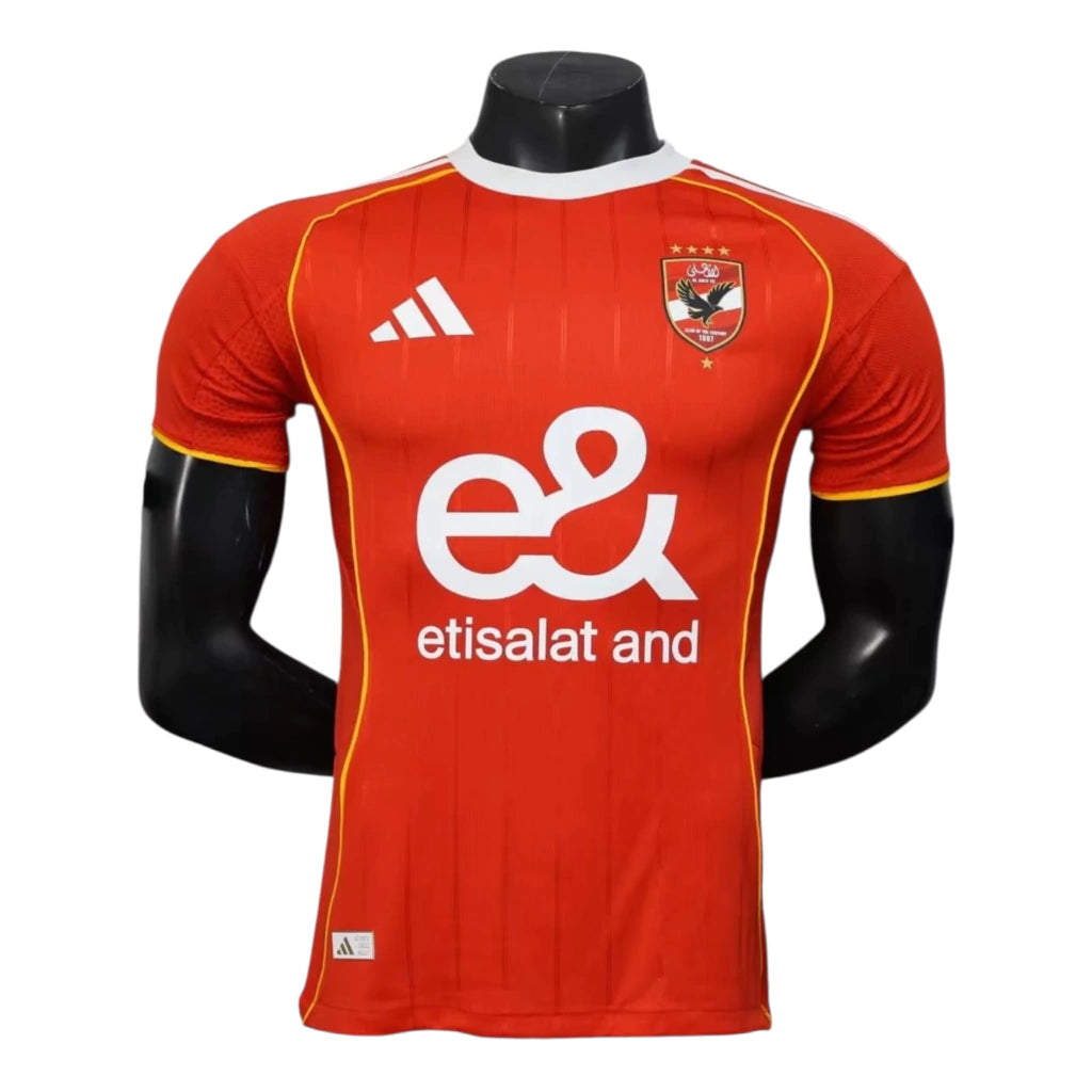Camisa Al-Ahly I 25/26 - Jogador Adidas Masculina - Vermelha