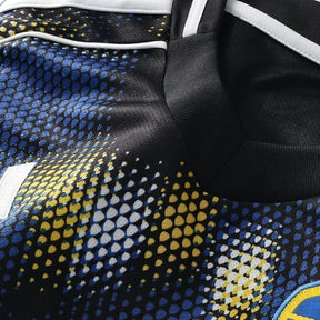 Camisa Leeds III 25/26 - Torcedor Adidas Feminina - Preta com detalhes em azul e amarelo