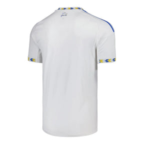 Camisa Leeds I 25/26 - Torcedor Adidas Masculina - Branca com detalhes em azul e amarelo