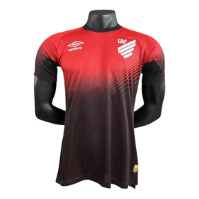 Camisa Atlético Paranaense I 25/26 - Jogador Umbro Masculina - Vermelha e preta