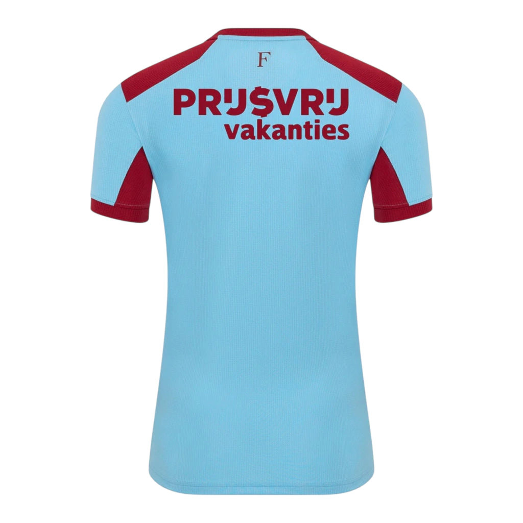 Camisa Feyenoord III 25/26 - Torcedor Castore Feminina - Azul e vermelha