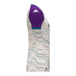 Camisa Fiorentina Pré-jogo I 25/26 - Torcedor Kappa Masculina - Branca e roxa