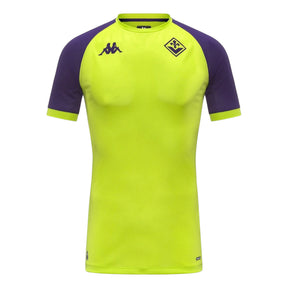 Camisa Fiorentina Treino 25/26 - Torcedor Kappa Masculina - Amarela neon e roxa