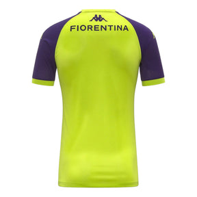 Camisa Fiorentina Treino 25/26 - Torcedor Kappa Masculina - Amarela neon e roxa