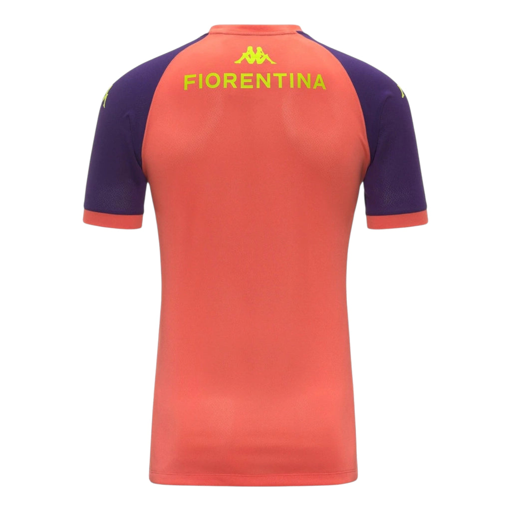 Camisa Fiorentina Treino 25/26 - Torcedor Kappa Masculina - Laranja e roxa