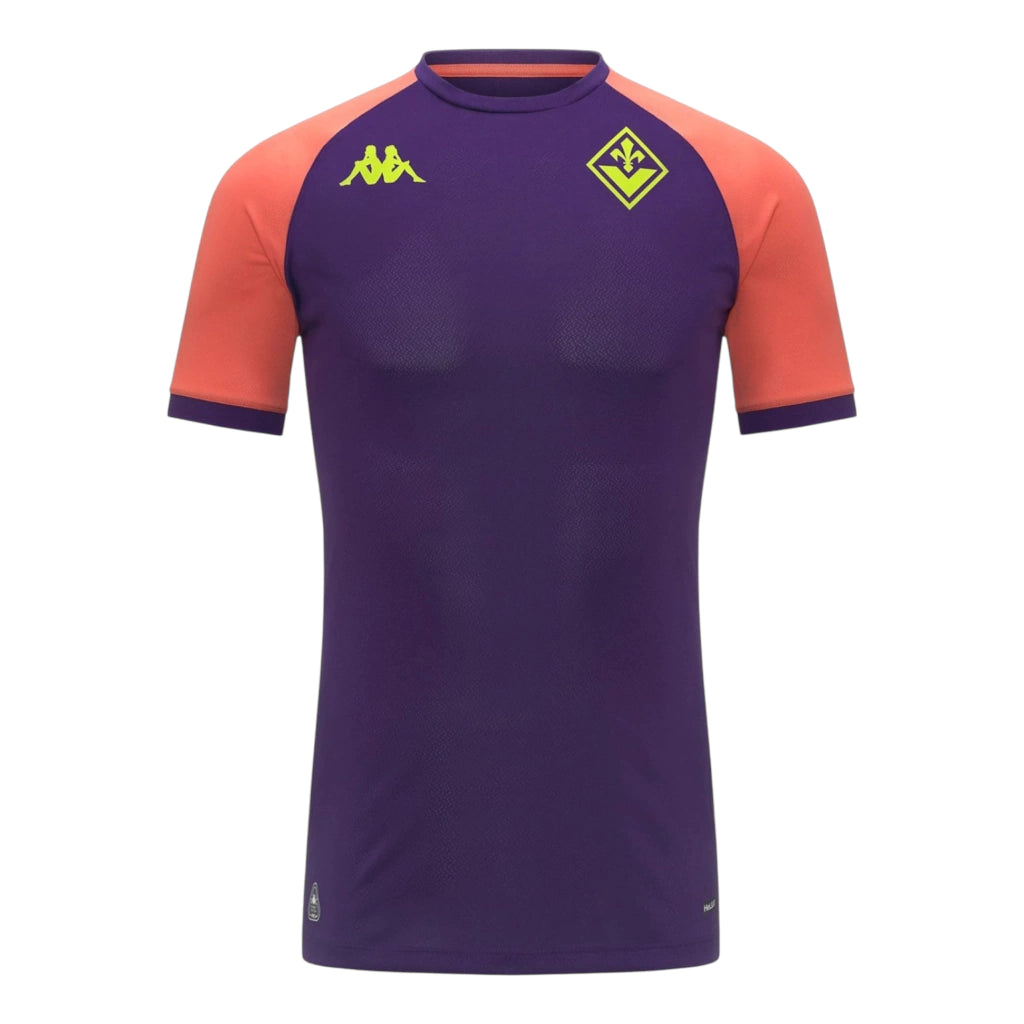 Camisa Fiorentina Treino 25/26 - Torcedor Kappa Masculina - Roxa e laranja