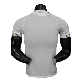 Camisa Leeds 25/26 - Jogador Adidas Masculina - Branca com detalhes em azul e amarelo
