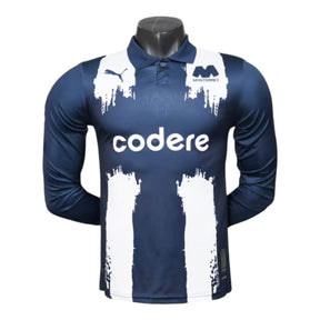 Camisa Monterrey Edição especial Mundial de Clubes I 25/26 manga longa - Jogador Puma Masculina - Azul com detalhes em branco