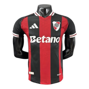 Camisa River Plate II 25/26 - Jogador Adidas Masculina - Preta e vermelha