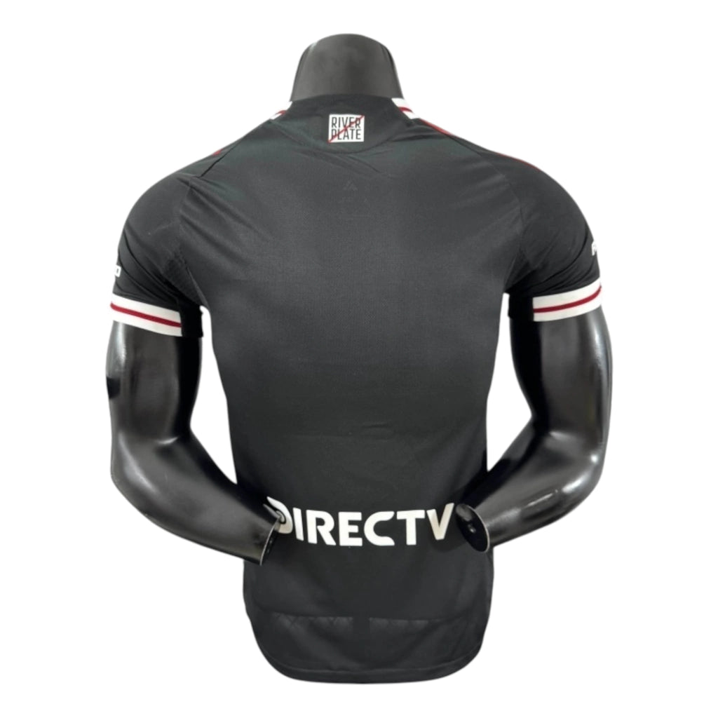 Camisa River Plate II 25/26 - Jogador Adidas Masculina - Preta e vermelha