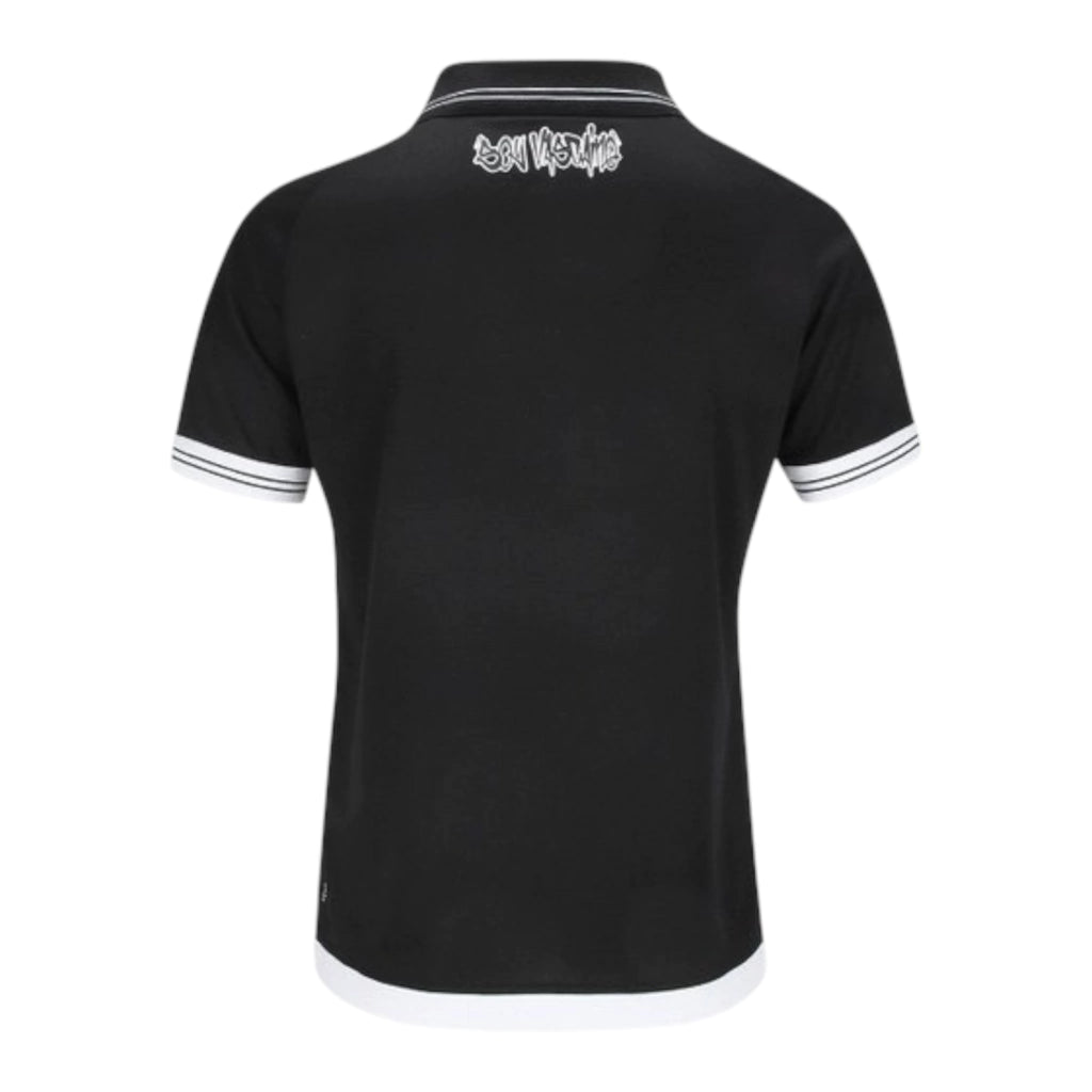 Camisa Vasco da Gama I 25/26 - Torcedor Kappa Feminina - Preta