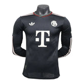 Camisa Bayern de Munique III 25/26 manga longa - Jogador Adidas Masculina - Preta