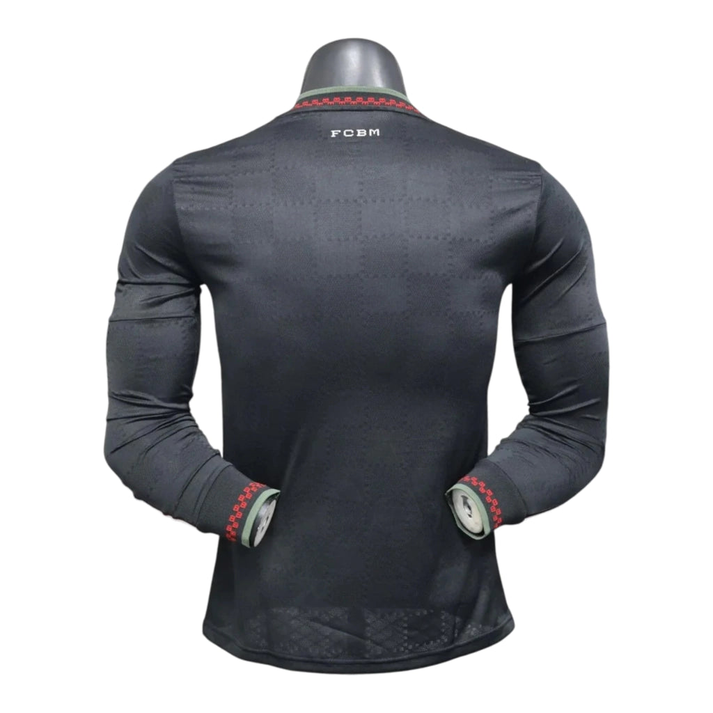 Camisa Bayern de Munique III 25/26 manga longa - Jogador Adidas Masculina - Preta