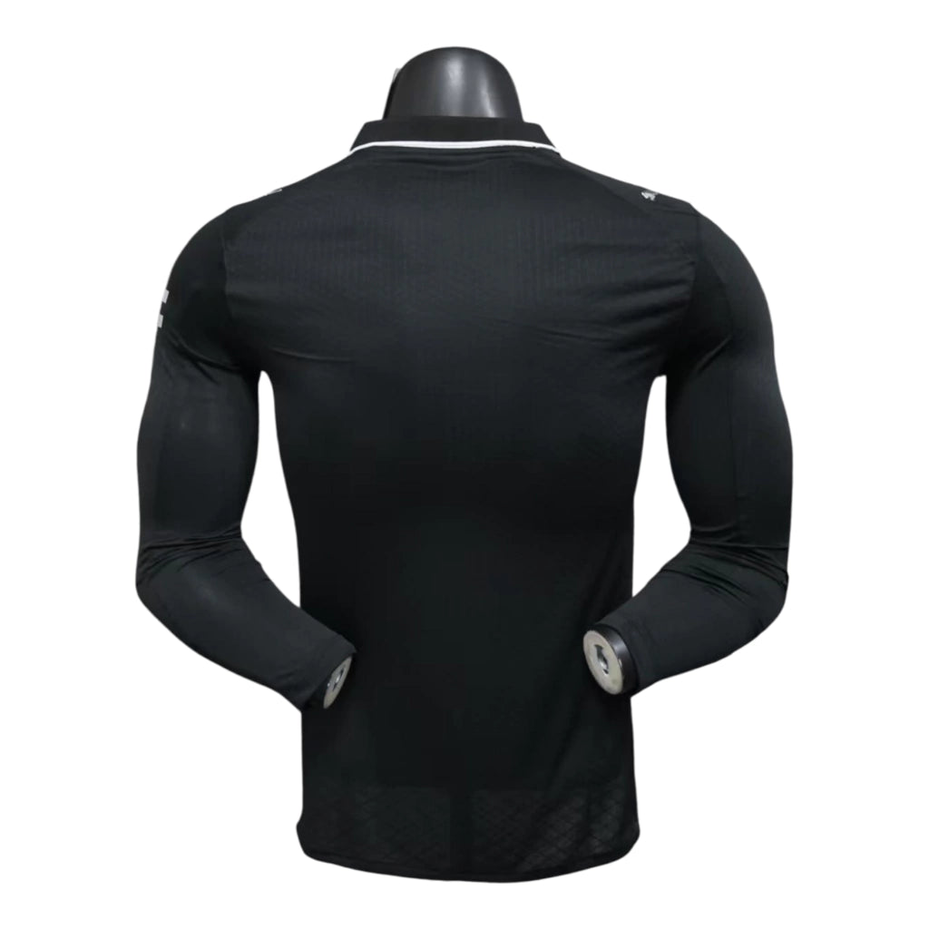 Camisa Manchester City II 25/26 manga longa - Jogador Puma Masculina - Preta