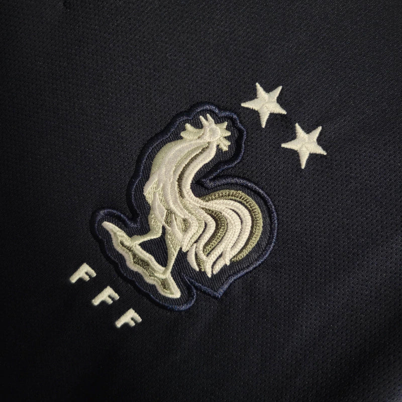 Camisa Retrô Seleção da França Copa do Mundo I 2018 manga longa - Masculina Nike - Azul