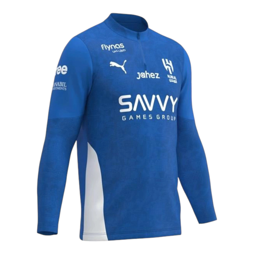 Camisa Al-Hilal Treino 25/26 manga longa - Torcedor Puma Masculina - Azul