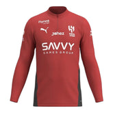 Camisa Al-Hilal Treino 25/26 manga longa - Torcedor Puma Masculina - Vermelha
