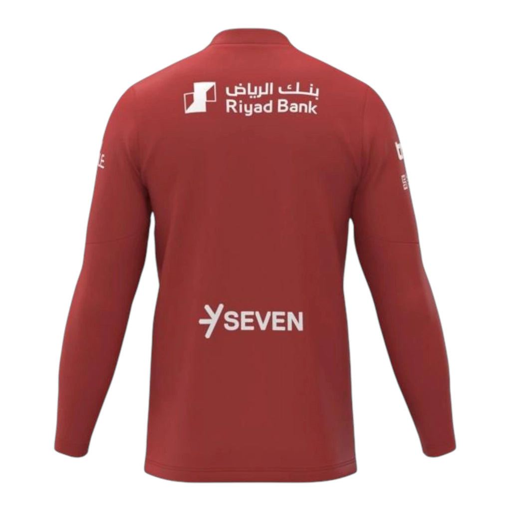 Camisa Al-Hilal Treino 25/26 manga longa - Torcedor Puma Masculina - Vermelha