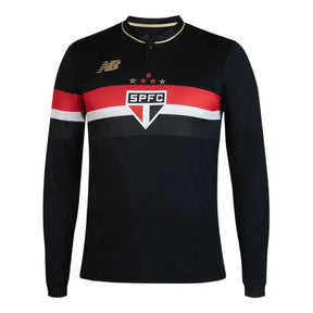 Camisa São Paulo III 25/26 manga longa - Torcedor New Balance Masculina - Preta