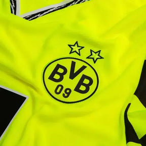 Camisa Borussia Dortmund Edição especial de Aniversário 24/25 manga longa - Torcedor Puma Masculina - Amarela neon com detalhes em preto