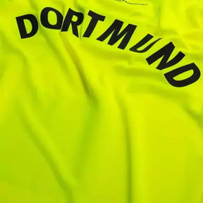 Camisa Borussia Dortmund Edição especial de Aniversário 24/25 manga longa - Torcedor Puma Masculina - Amarela neon com detalhes em preto