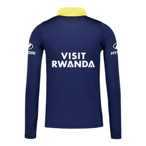 Camisa Atlético de Madrid Treino 25/26 manga longa - Torcedor Nike Masculina - Azul e amarela