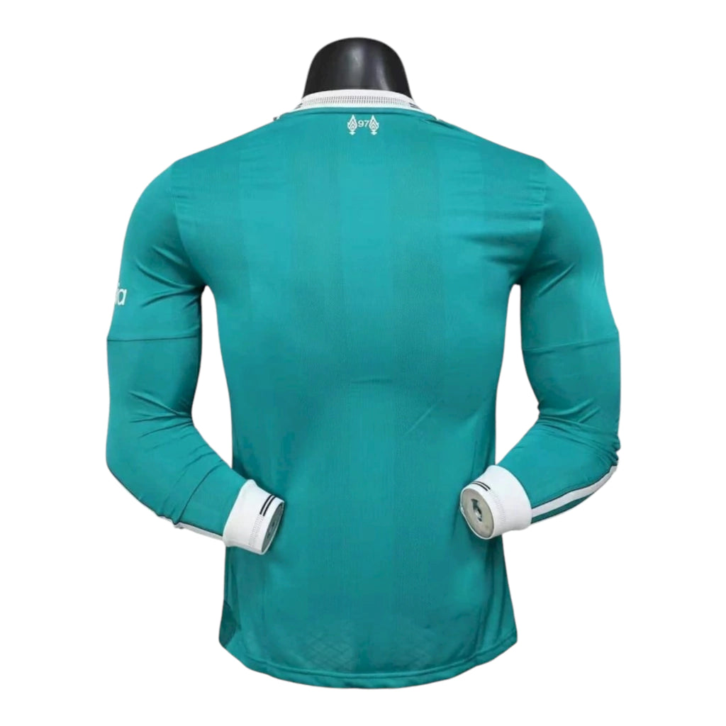 Camisa Liverpool III 25/26 manga longa - Jogador Adidas Masculina - Verde