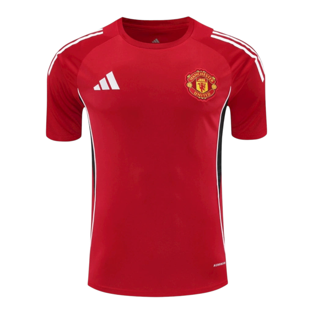 Camisa Manchester United Treino 25/26 - Torcedor Adidas Masculina - Vermelha