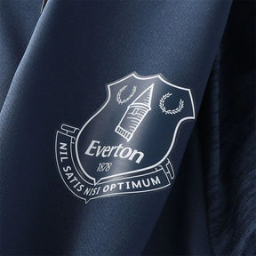 Camisa Everton 25/26 manga longa - Torcedor Castore Masculina - Azul e branca