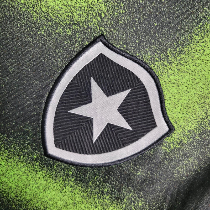 Camisa Botafogo 23/24 manga longa - Torcedor Reebok Masculina - Verde com detalhes em preto