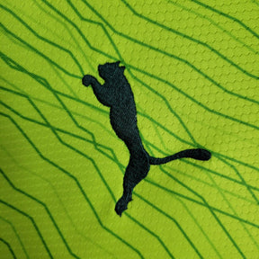 Camisa Palmeiras III 23/24 manga longa - Torcedor Puma Masculina - Verde fluorescente