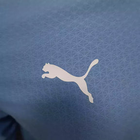 Camisa Manchester City I manga longa 24/25 - Jogador Puma Masculina - Azul