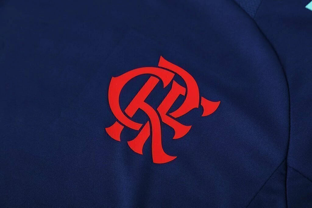 Kit Treino adulto - Camisa e Shorts - Flamengo Adidas 25/26 - Azul