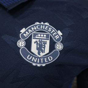 Camisa Manchester United II 24/25 manga longa - Jogador Adidas Masculina - Azul
