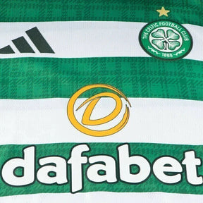 Camisa Celtic I 25/26 - Torcedor Adidas Feminina - Branca e verde
