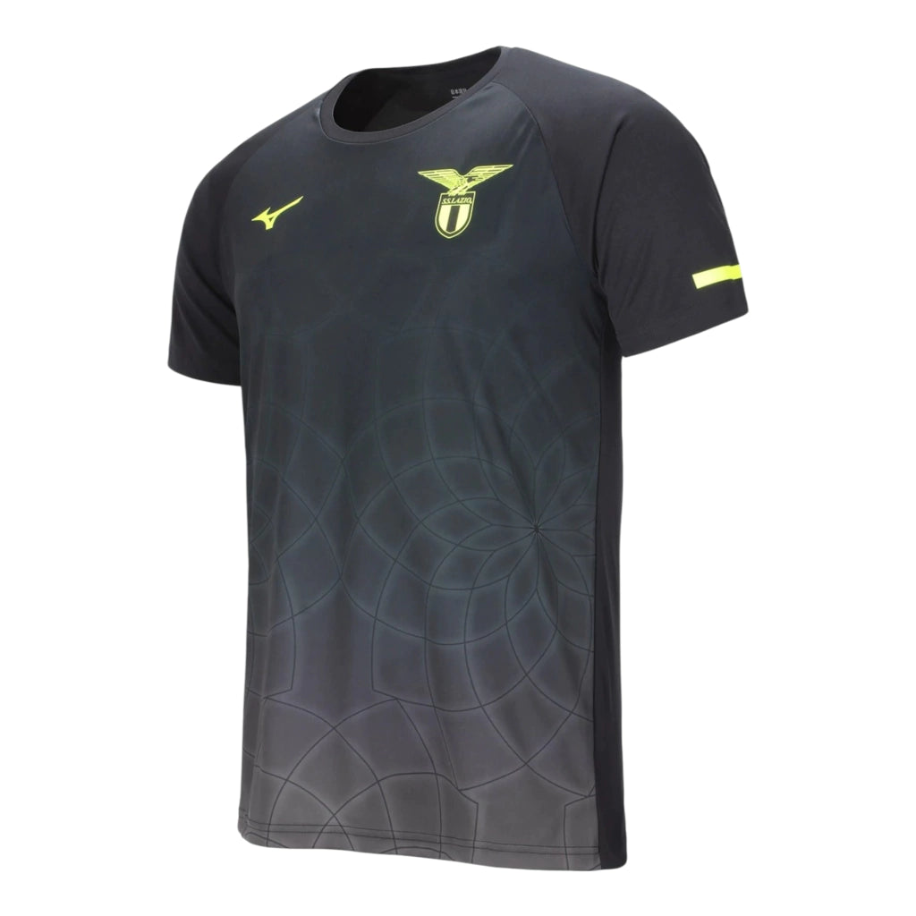 Camisa Lazio Treino 25/26 - Torcedor Mizuno Masculina - Preta