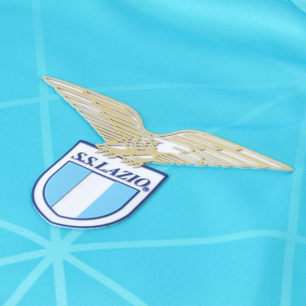 Camisa Lazio Pré-jogo 25/26 - Torcedor Mizuno Masculina - Azul
