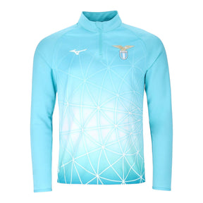 Camisa Lazio Pré-jogo 25/26 manga longa - Torcedor Mizuno Masculina - Azul